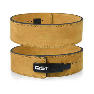 Cinturón de Cuero de 10 mm para Levantamiento de Pesas, Cinturón de Entrenamiento para Gimnasio, Cinturón de Fitness para Levantamiento de Pesas y Peso Muerto - Product Image 1