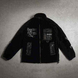 Mens <b>Techwear</b> Tactical <b>Jacket</b> Multi Pocket Streetwear Functional Windbreaker Coat Wholesale Custom Outerwear - Product Image 1