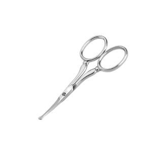 Tijeras para recortar el pelo de la nariz de acero inoxidable, herramienta profesional, cuchillas de precisión afiladas con punta fina para el cuidado facial - Product Image 3