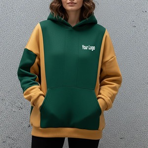 Sweat-shirts amples et décontractés pour femmes, 100 % coton, style streetwear, avec boutons décoratifs, personnalisables, nouvelle collection - Product Image 1