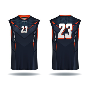 Custom Basketball Jersey White Orange Blue Pinstripe Design Sleeveless Sports Uniform Personalized Team Wear Athletic Vest - Product Image 1