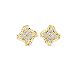 Pendientes colgantes de perlas de agua dulce de oro de 10 quilates Stain Dreams, regalo elegante chapado en oro de 18 quilates para mujer - Product Image 6