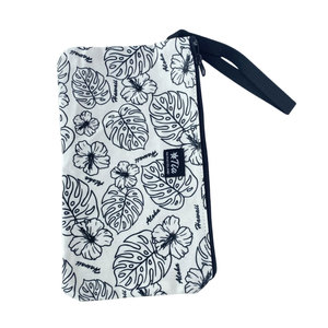 Bolsa de cosméticos de viaje de material de algodón ligero con logotipo personalizado con cremallera hecha en Vietnam - Product Image 4