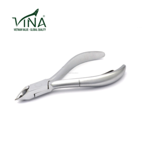 Pince à ongles en acier au carbone gris VNC-19 Vina ressort unique pour une utilisation en salon - Product Image 4