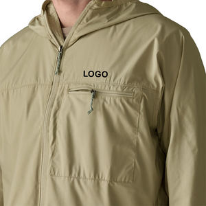 Custom Design Windbreaker <b>Jacket</b> For Men Soft Fabric Lightweight Feel Perfect For <b>Gym</b> Training And Daily Wear - Product Image 4