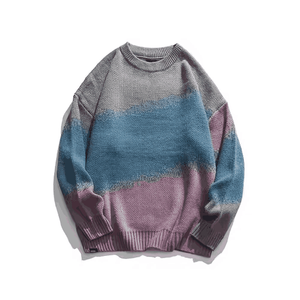 Autumn Winter New Arrivals Custom Logo Jacquard Cotton Wool Knitwear Breathable Custom Knitted <b>Pullover</b> <b>Mens</b> Sweaters <b>Men</b> Print - Product Image 4