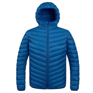 Men Lightweight Quilted Puffer <b>Coat</b> Jacket Winter Season Warm Padded Outerwear with Custom Logo Design - Product Image 1