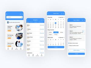 RoyalCraft Laundry Service Mobile App <b>Development</b> for Android iOS with Pickup Scheduling Order Tracking Payment Gateway - Product Image 2
