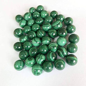 Wholesale High Quality Through-Carved KingGems Malachite Sphere Gemstone Natural Crystal Souvenir Customized Size Feng Shui - Product Image 4