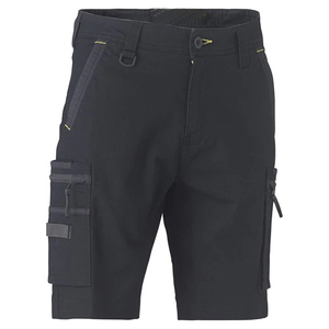 Meilleure Vente Short Cargo Homme en Coton Uni Respirant avec Fermeture Éclair, Style Urbain, Longueur Genou, avec Poches, pour le Travail et la Sécurité - Product Image 2