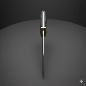 Cuchillo Bowie de Acero de Damasco Hecho a Mano con Punta Clip, Guarda de Latón Fija, Mango de Madera, para Uso Exterior, Proveedor Mayorista EE. UU. - Product Image 5