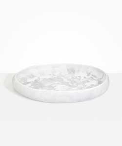 Bol de service Lumorevia Prestige, plat à nourriture en résine fait main de luxe avec un design unique pour les dîners raffinés, les intérieurs modernes - Product Image 3