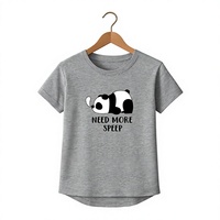 T-shirt pour femme en coton tricoté de haute qualité avec élasthanne, écologique, broderie personnalisée, étiquette imprimée, col rond, coupe ajustée