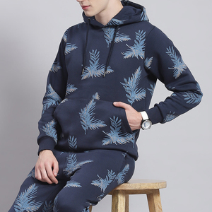 Conjunto Deportivo Personalizado de Sudadera con Capucha y Pantalones Jogger, Pantalones Cargo, Chándal para Hombre, Felpa 100% Algodón, Grueso, Talla Grande - Product Image 6