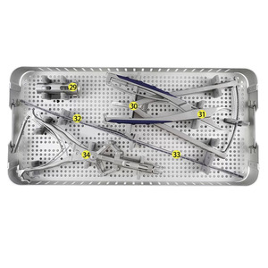 Ensemble d'implants chirurgicaux pour la colonne vertébrale : Vis pédiculaires, tiges, connecteurs croisés, crochets, composants de fixation en alliage de titane - Product Image 4
