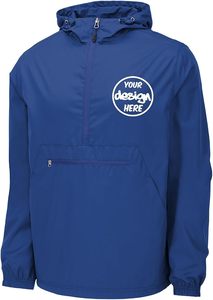 Sudadera Anorak Personalizada para Hombre con Logotipo y Textos Bordados, Plegable - Product Image 3