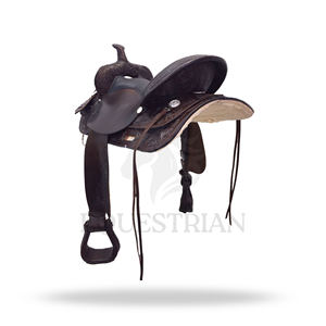 Western Trail Saddle Horse Riding Saddle Equestrian <b>Equipment</b> - Product Image 3