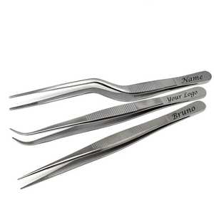 Juego de Pinzas de Chef Personalizadas de Acero Inoxidable de 12 Pulgadas de Largo, Herramienta de Cocina de Precisión para Cocinar, Emplatar y Decorar - Product Image 3