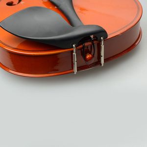 Custodia per Viola Acustica da 15 Pollici per Studenti con Arco e Resina Colore Naturale, per Principianti, in Legno di Ebano, Tavola in Abete, Fondo e Fasce in Acero - Product Image 4