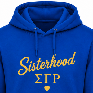 เสื้อฮู้ดมหาวิทยาลัยสำหรับผู้หญิง Sigma Gamma Rho สีน้ำเงินรอยัล ลายกราฟิก กลุ่มพี่น้องนักศึกษากรีก เสื้อสเวตเชิ้ตแบบสวมหัว สั่งทำได้ สไตล์ลำลองสำหรับวิทยาลัยและสตรีทแฟชั่น - Product Image 6