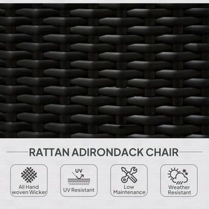 Sedie da Esterno in Rattan per Braciere - Product Image 3