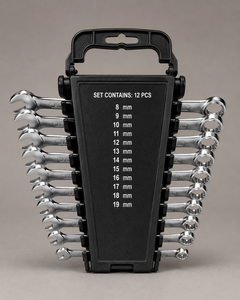 Chrome Vanadium Steel Combination <b>Spanner</b> <b>Set</b>, 8-Pieces, 10-Pieces and 12-Pieces Metric Wrench <b>Set</b> with Open End and <b>Ring</b> End. - Product Image 4