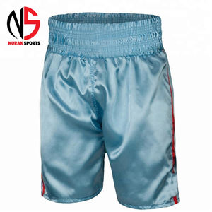 กางเกงชกมวยคุณภาพสูงสำหรับทุกเพศ น้ำหนักเบา ไม่ยับ สวมใส่สบาย สไตล์ลำลอง สีพื้น ปรับขนาดได้ แฟชั่นล่าสุด 100% - Product Image 2