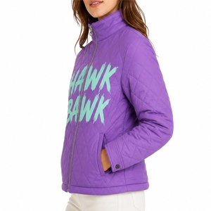 Chaqueta Moderna Acolchada para Mujer, Estilo Casual Diario, Chaqueta Acolchada con Cierre - Product Image 3