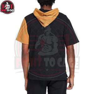 Sweat à capuche surdimensionné pour homme, logo personnalisé, manches régulières, écologique, respirant, streetwear d'automne, polyester/coton de haute qualité - Product Image 2