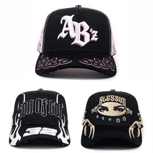 Nouvelle Collection 2026 Casquettes de Baseball Barbas G5 Gorras, Design Original, 5 Panneaux, Maille, Visière Courbe, Réglables, Haute Qualité, 100% Coton Baez - Product Image 4