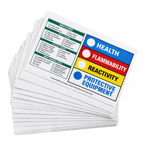 Etiquetas Autoadhesivas Duraderas Brady HMIG para la Identificación de Riesgos Químicos en Laboratorios - Product Image 1