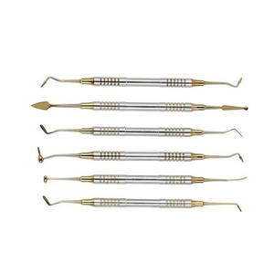 Instruments de restauration composite 6 pièces en acier inoxydable de haute qualité, équipement de sinus lift dentaire, outils dentaires utilisés en chirurgie buccale - Product Image 6