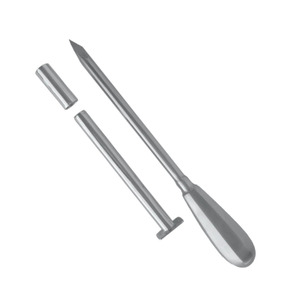 Trocares vétérinaires en acier inoxydable, instrument chirurgical professionnel pour animaux, équipement médical durable pour gros animaux (bovins) - Product Image 1