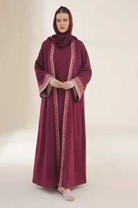 Nueva Llegada, Ropa Islámica Modesta, Túnica con Diamantes, Abayas Lujosas con Lentejuelas, Vestidos Musulmanes de Malla para Mujer, Abaya de Dubái, Poliéster - Product Image 3