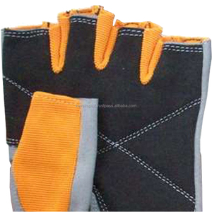 Guantes Deportivos Transpirables de Medio Dedo para Ciclismo y Carreras al Aire Libre, de Cuero Ligero con Correa Ajustable para la Muñeca - Product Image 6