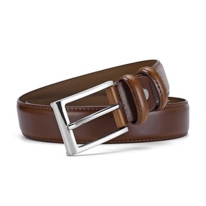 Ceinture décontractée pour homme RELEVO INDUSTRIES RI-LB-008 en cuir de vache véritable avec boucle en alliage - Respirante, légère et écologique - Product Image 1