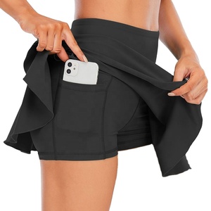Falda de Tenis Moderna para Mujer, Falda Deportiva Plisada con Pantalones Cortos de Seguridad Incorporados para Tenis, Golf y Entrenamiento Deportivo al Aire Libre - Product Image 3