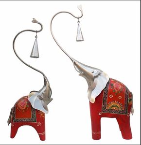 Décoration cloche Art Déco Gajraj pour Diwali, occasions de retraite et de condoleances - Product Image 1