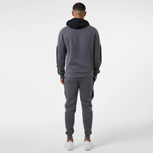 Ensemble de survêtement pour homme, style streetwear oversize, effet délavé, tissu doux, haut et pantalon de jogging assortis - Product Image 6