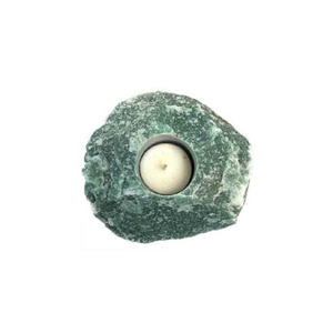 Portavelas de Piedra Natural Tallada a Mano de Aventurina Verde, Gema de Ágata Curativa, Venta al por Mayor - Product Image 4