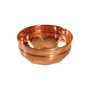 Bol en cuivre martelé de qualité supérieure pour la décoration de la maison, présentoir à fruits, accent de table - Product Image 1