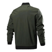 Blouson Bomber Classique Homme Hiver Fermeture Éclair Léger Respirant Coupe-Vent Service OEM Décontracté Extérieur Quotidien Tendance