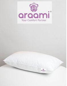 Bulk Wholesale ARAAMI Modern Solid Hypoallergenic Anti-Dust Mite Non-Toxic High Density Polyester Fiber Hotel <b>Neck</b> Pillows - Product Image 6