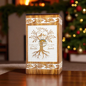 Handcrafted lifetree urn & Natural Wood Cremation Urn Ashes <b>Box</b> Artistic Funeral <b>Memorial</b> Keepsake by AYAANS - Product Image 4