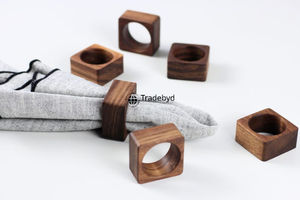 Designer Classic <b>Wooden</b> <b>Napkin</b> <b>Ring</b> Handmade Eco-Friendly & Durable 2.5cm Round Dining Table Decor Wedding Accessories Tradebyd - Product Image 3