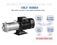 Pompa Booster Listrik Multistage Efisiensi Tinggi 1HP Stainless Steel Sistem Tekanan Air Industri Reverse Osmosis 10-100