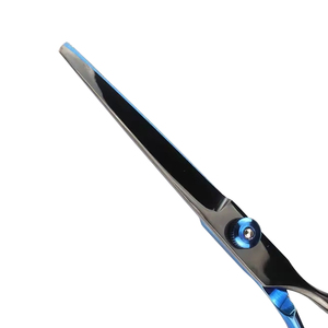 Tijeras de Peluquería de Acero Inoxidable de 6 Pulgadas para Diestros, Hoja Afilada, Color Negro y Azul, para Uso en Salón, Proveedor OEM - Product Image 3