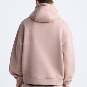 Sudadera con Capucha Extra Grande para Hombre, Color Sólido, Felpa de Algodón, Informal, Invierno, Transpirable, Tejida, Corte Regular, Diseño con Bolsillos - Product Image 2