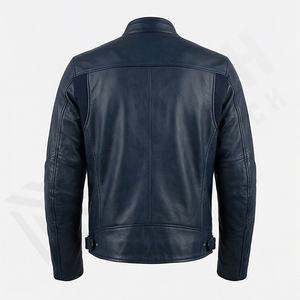 Veste de moto en cuir véritable pour homme de qualité supérieure, nouvelle arrivée, vestes de moto d'hiver, protections amovibles, personnalisables - Product Image 2