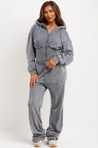 Diseña Tu Propio Estilo: Chándal Casual para Mujer con Lavado Ácido, el Más Vendido, Ropa Urbana para Mujer - Product Image 2